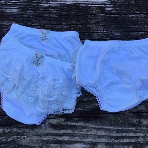 Set of 3 NWT Baby Club Bloomers Diaper Cover 6-9M